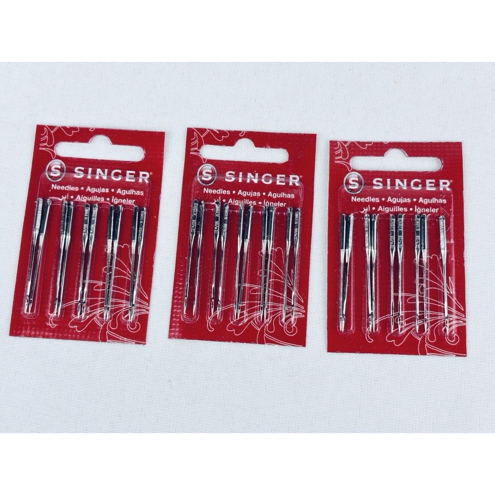 Singer Universal Sewing Machine Needles Size 90/14 Certified#2020 - Lot Of 29